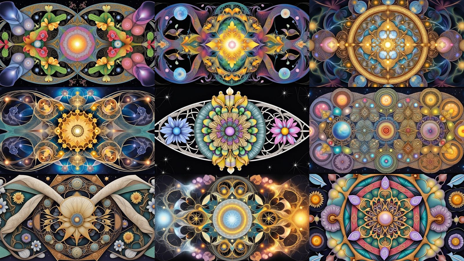 Enchanting Floral Zodiac Goddess with Quantum Magic