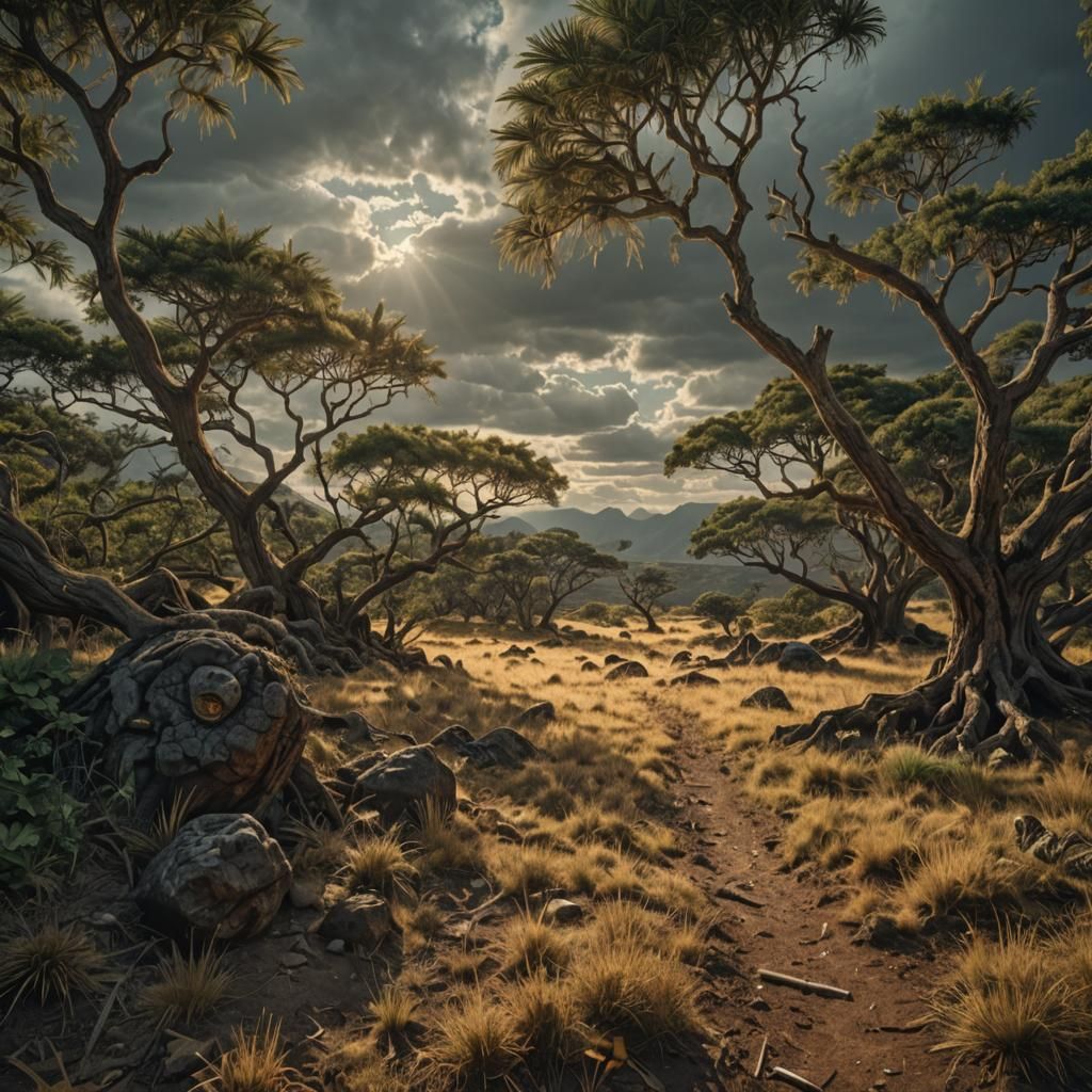 Dramatic Cinematic Still in Hyperrealistic Style