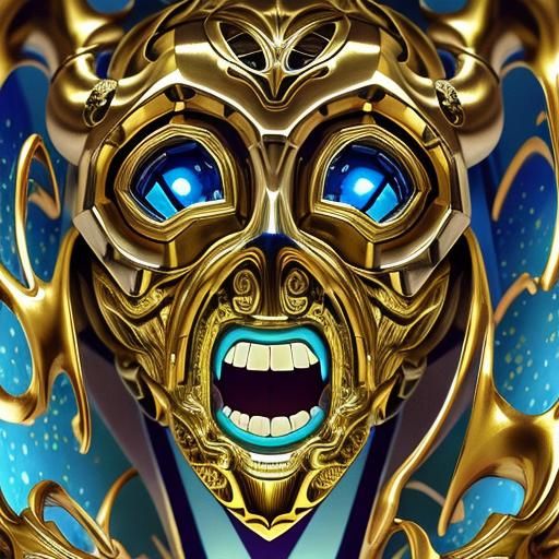 Diverse Alphabets and Symbols in Psychedelic 3D