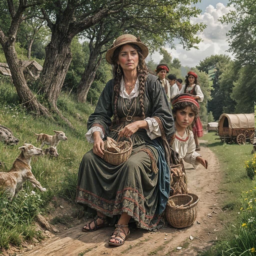 Whistling Gypsy on a Hillside Journey