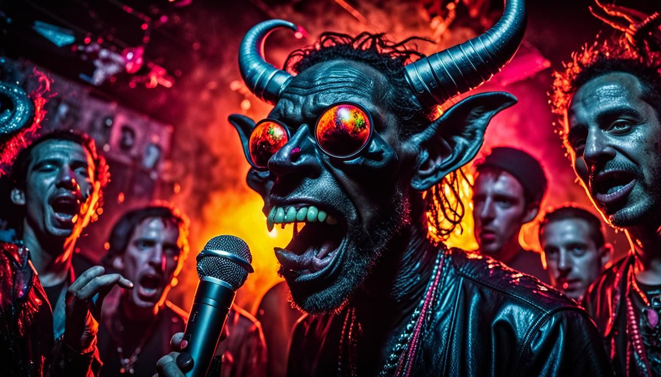 Black Acid Devil Drops the Mic at Karaoke II