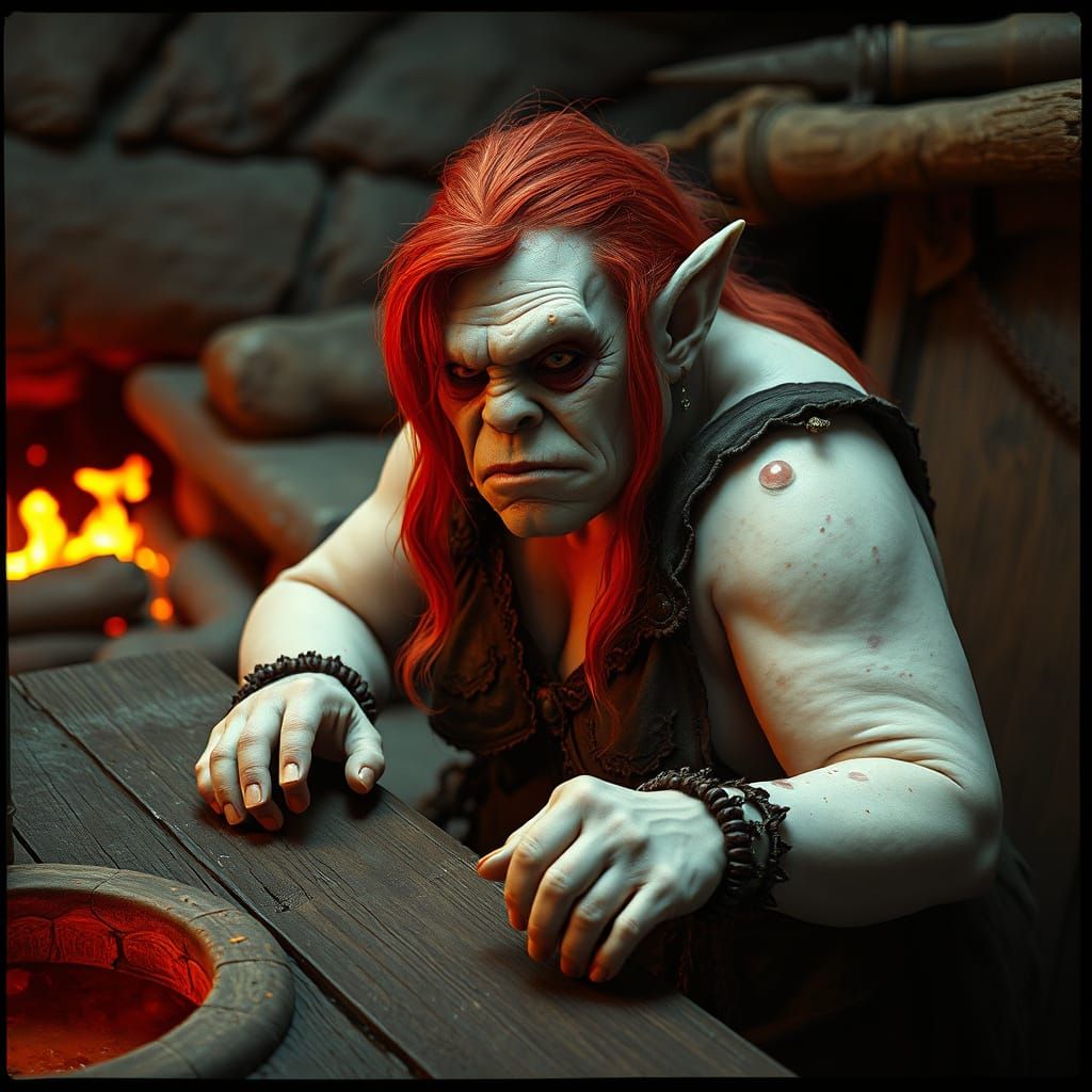 Ugly Ogre in Dramatic Cinematic Lighting