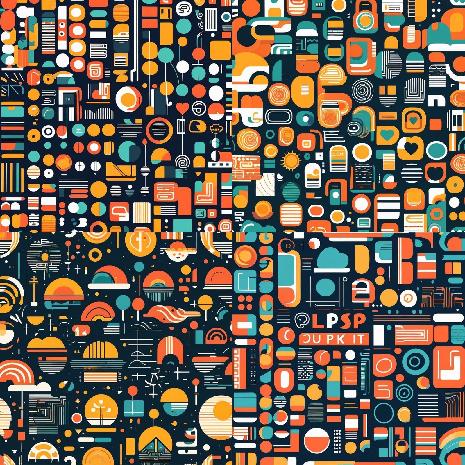 Groovy Solarpunk Font Pack in Retro Cartoon Style