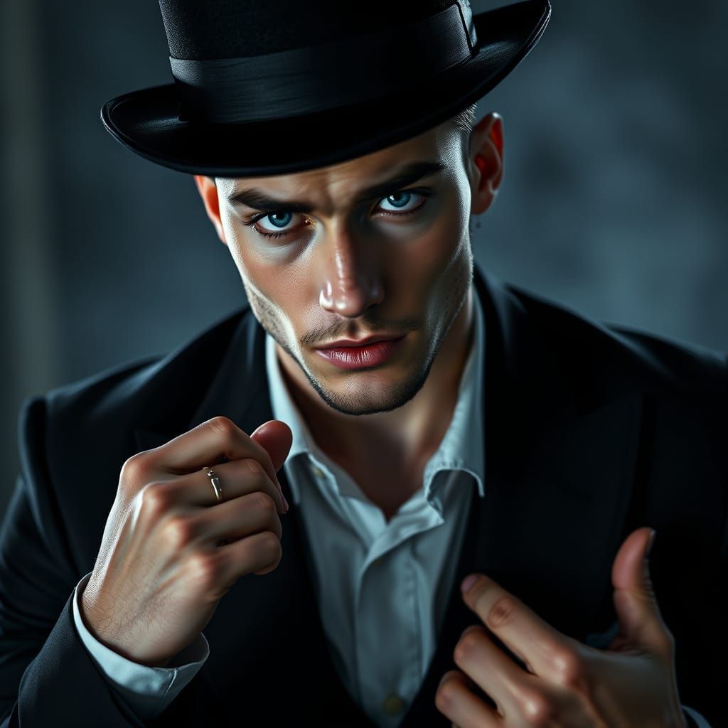 Mystifying Dark Fantasy Hero in Ultra-Realistic Digital Art