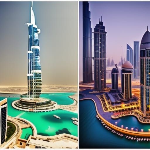 Attractive Dubai Video Thumbnail with Bokeh