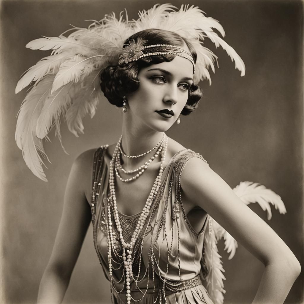 Flapper Portrait in the Style of Matthew Brady