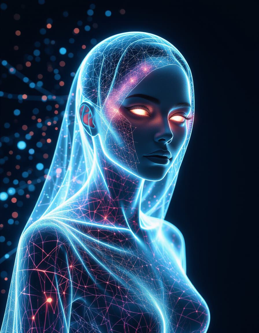 Hallucinatory Spectre Creature in Toxic Punk Style