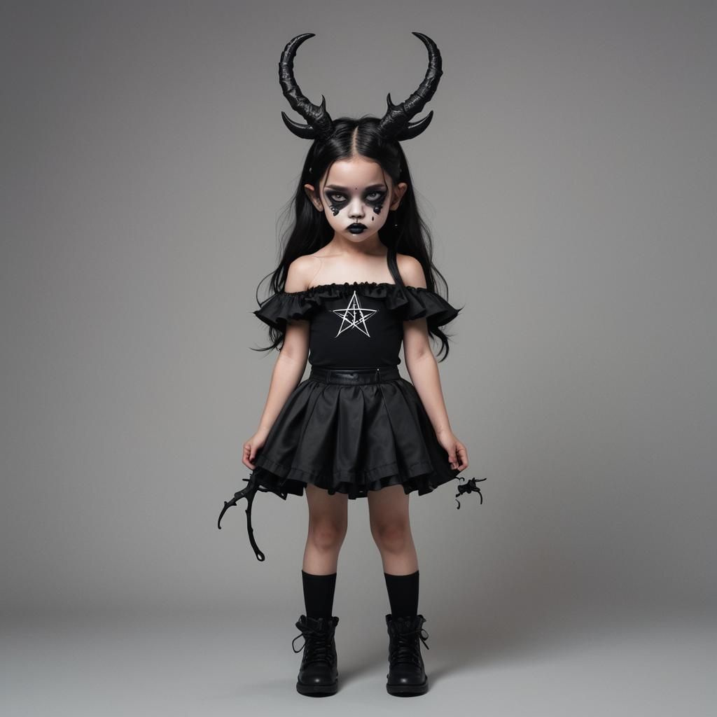 Young Sorceress Casting a Spell: Hyperrealistic Art