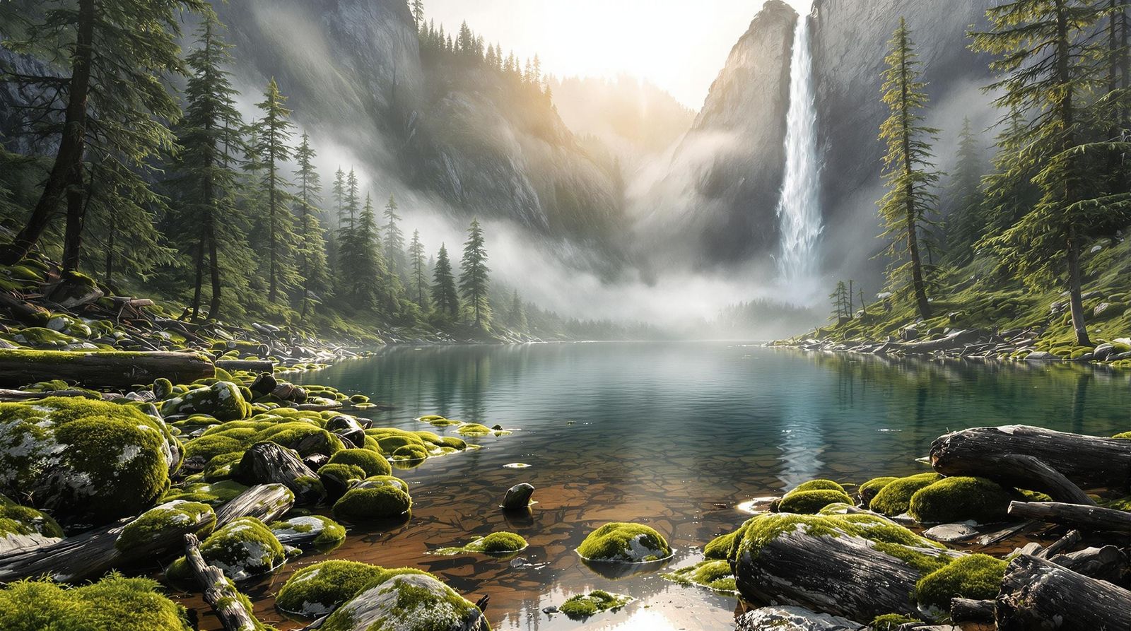 Untouched Valley Landscape in Photorealistic Detail