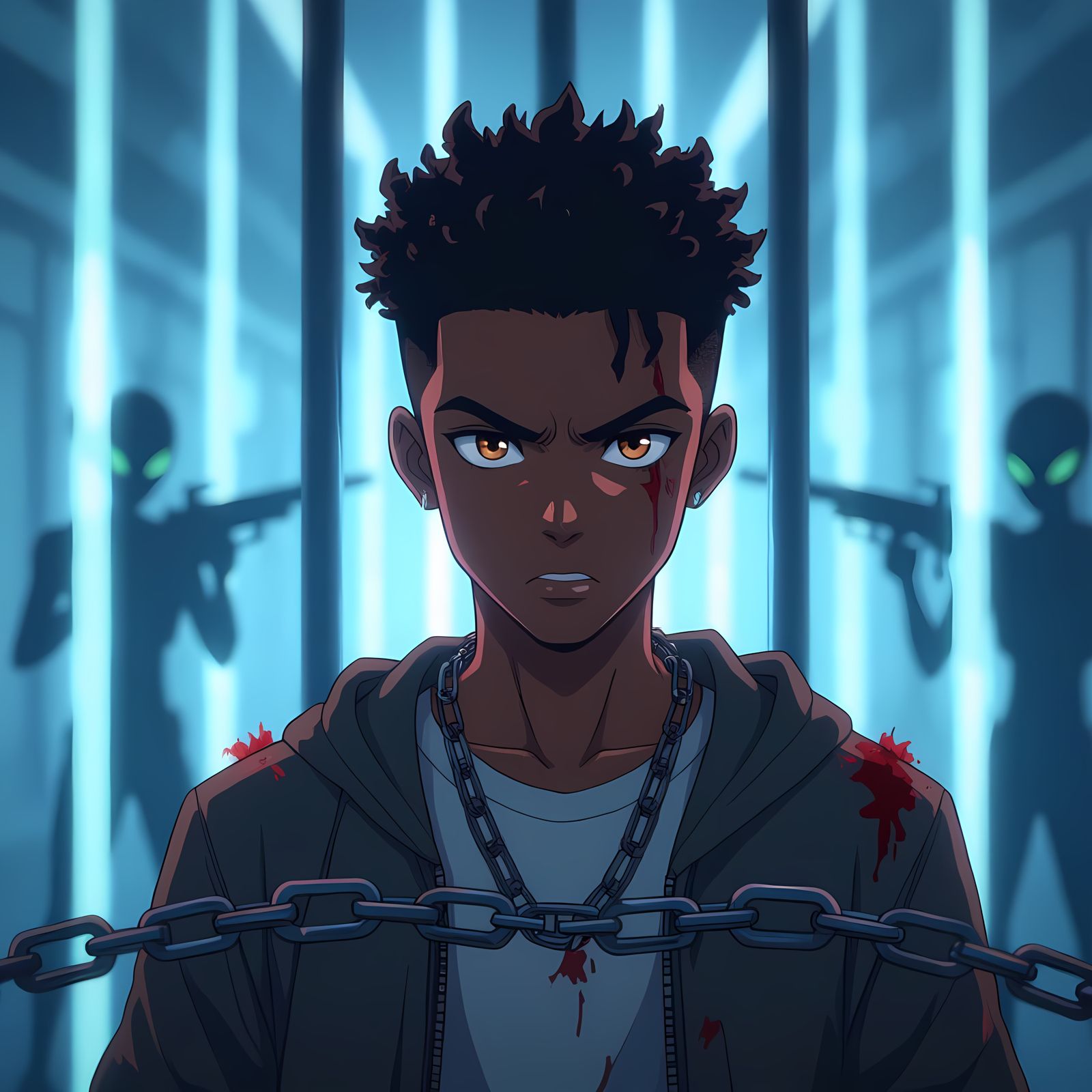 African-American Teen Captured by Shadow Aliens