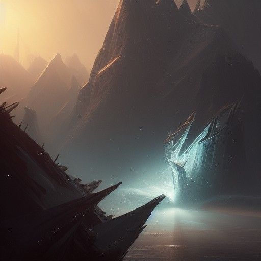 Arctic Needle: Dark Fantasy Concept Art