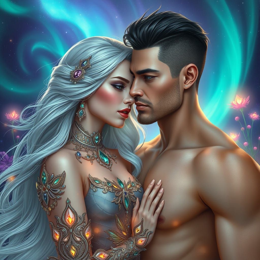 Ethereal Lovers in a Fantastical Realm