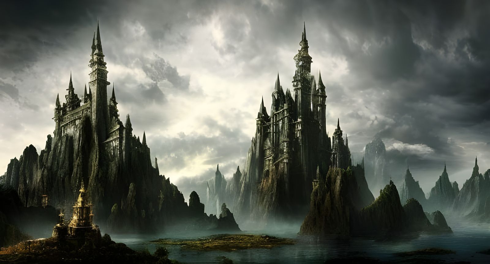 Epic Fantasy Castles: Digital Matte Painting