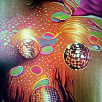 Groovy 70s Disco Scene