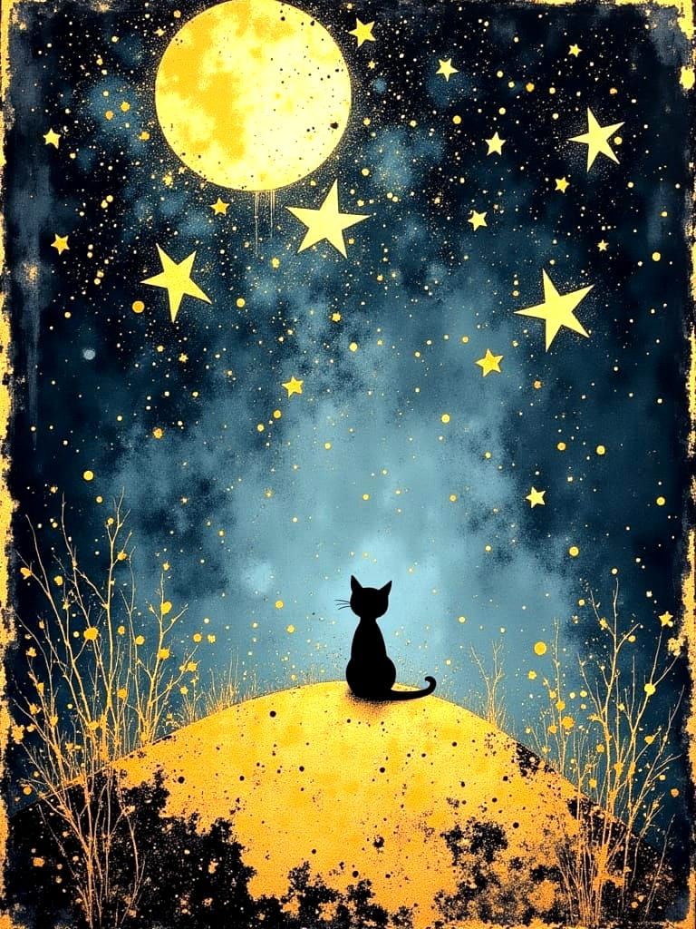 Dreams on Heavenly Cloths as Divine Oil Painting