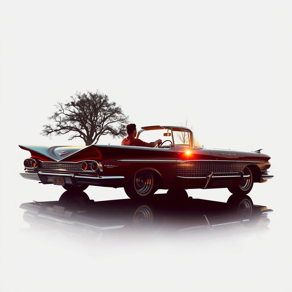 1959 Chevy Impala Double Exposure: Four Seasons