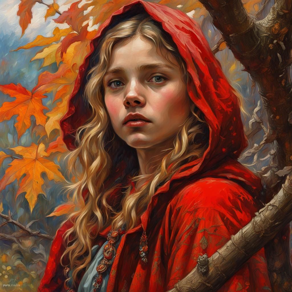 Portrait of Red in Autumn