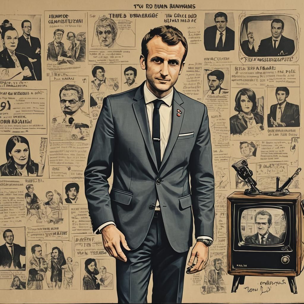 Parenthèse - Macron toujours la cravate de travers et sans s...