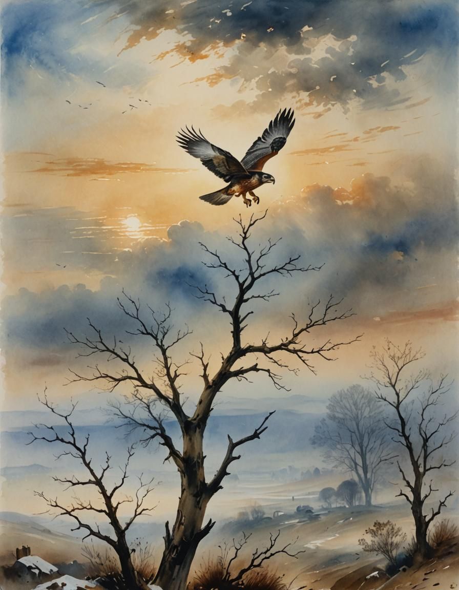 Winter's Harsh Majesty: Raptor's Domain