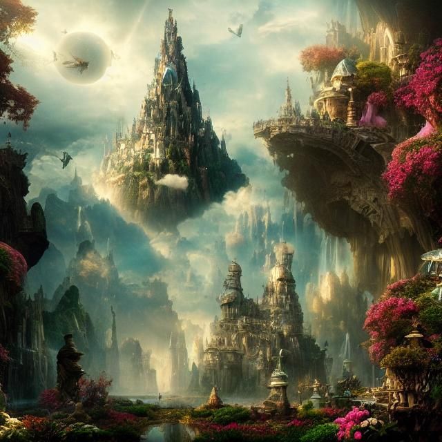 Epic Wonderland: A Cinematic Digital Matte Painting