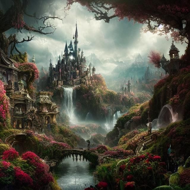 Epic Cinematic Wonderland Digital Matte Painting