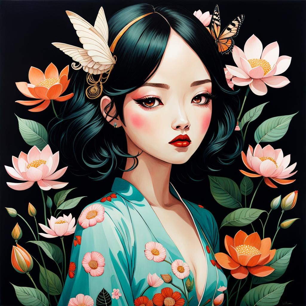 Stasia Burrington Inspired Whimsical Illustration