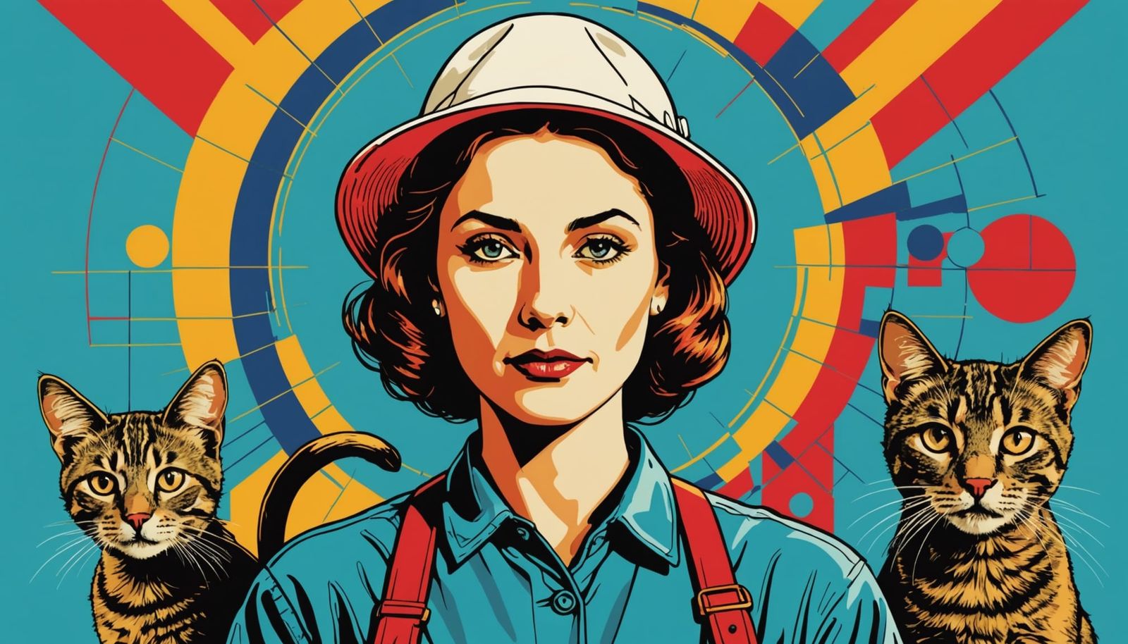 Farmer in the Dell Pop Art Screen Print