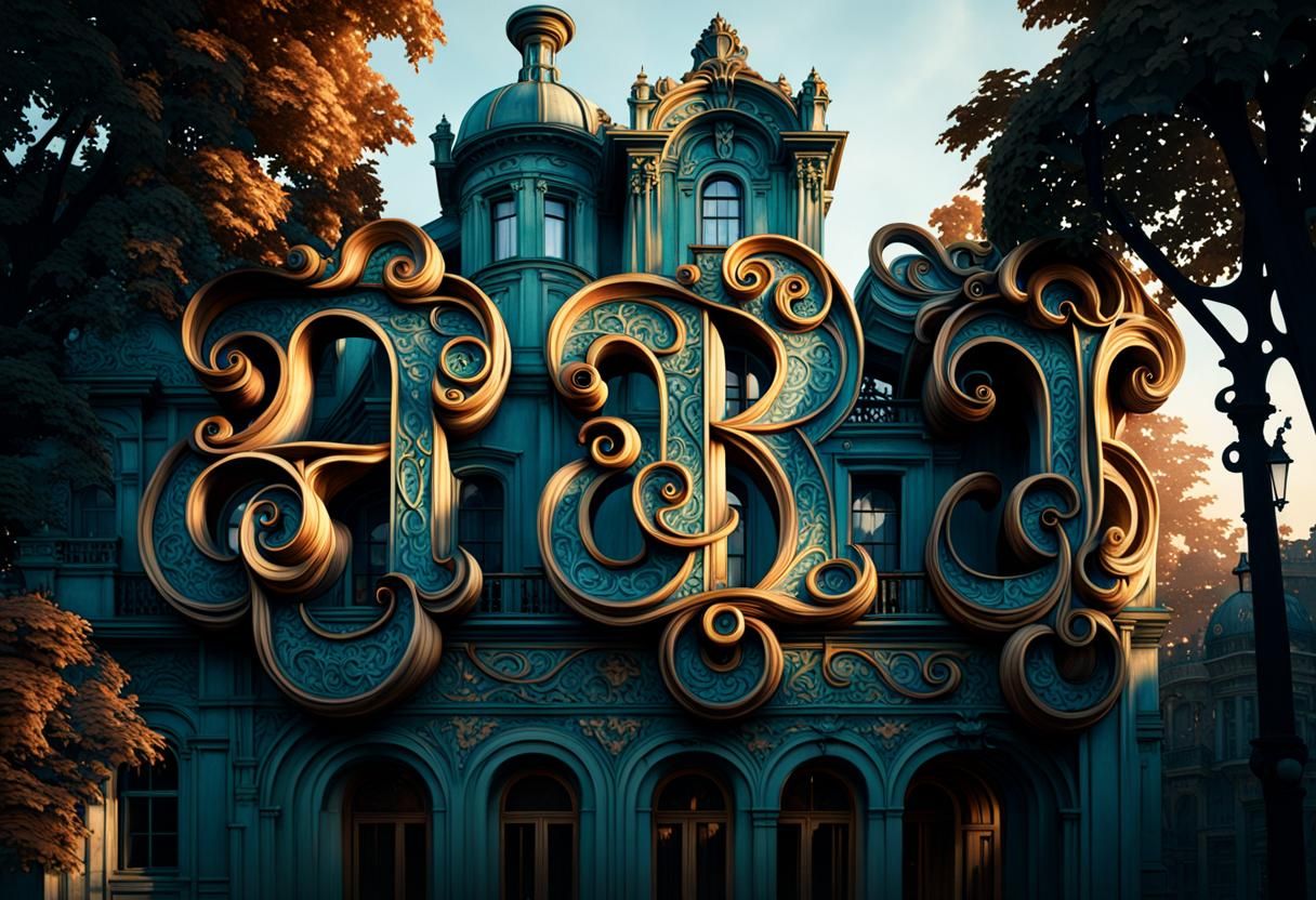 Rococo Architecture in Art Nouveau Style