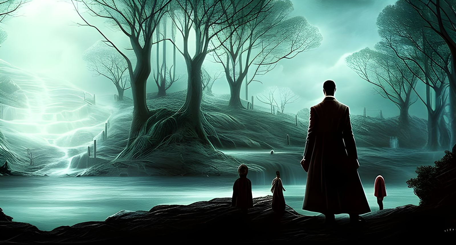 Dark Fantasy World Concept Art in 8k