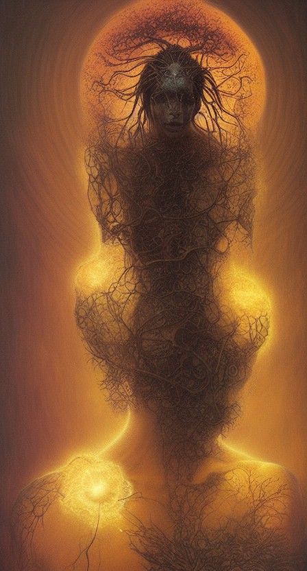 Astrological Portrait in Magic Realism Style