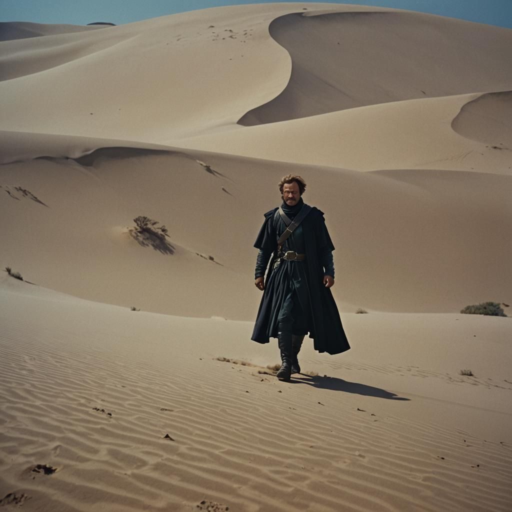 Dramatic Dune Wizard Cinematic Film Still