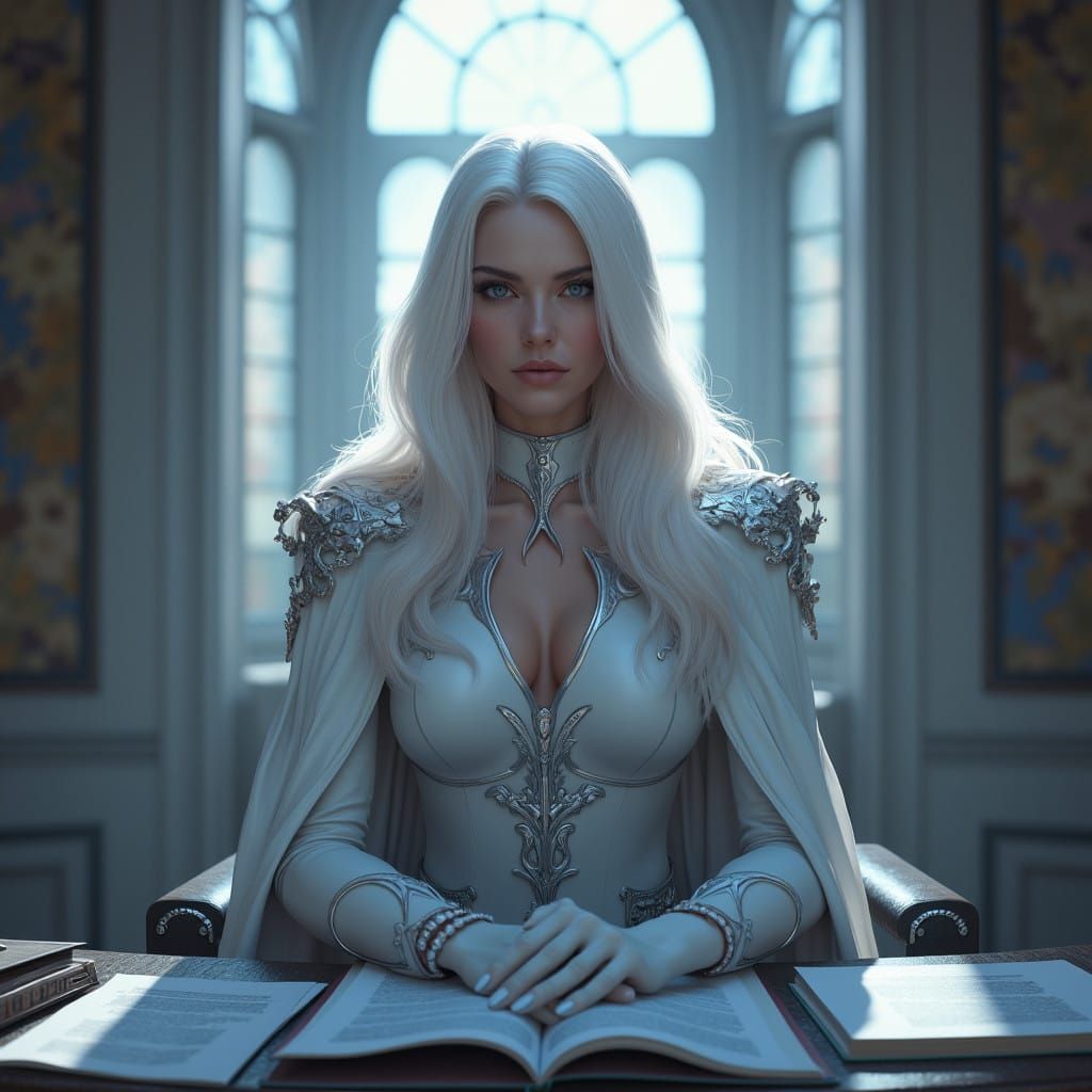 The White Queen's Disapproving Gaze