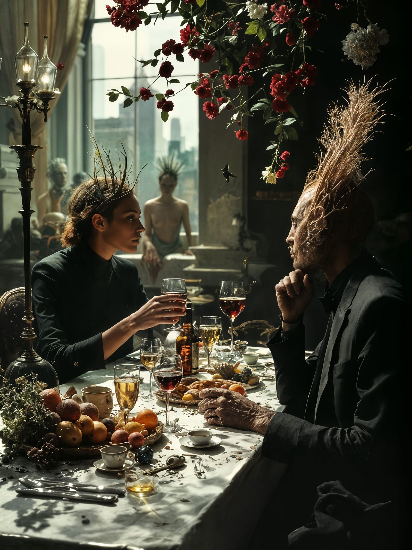 longing across the table...