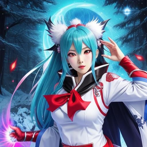 Anime Yuki Onna Spirit of Fire and Ice