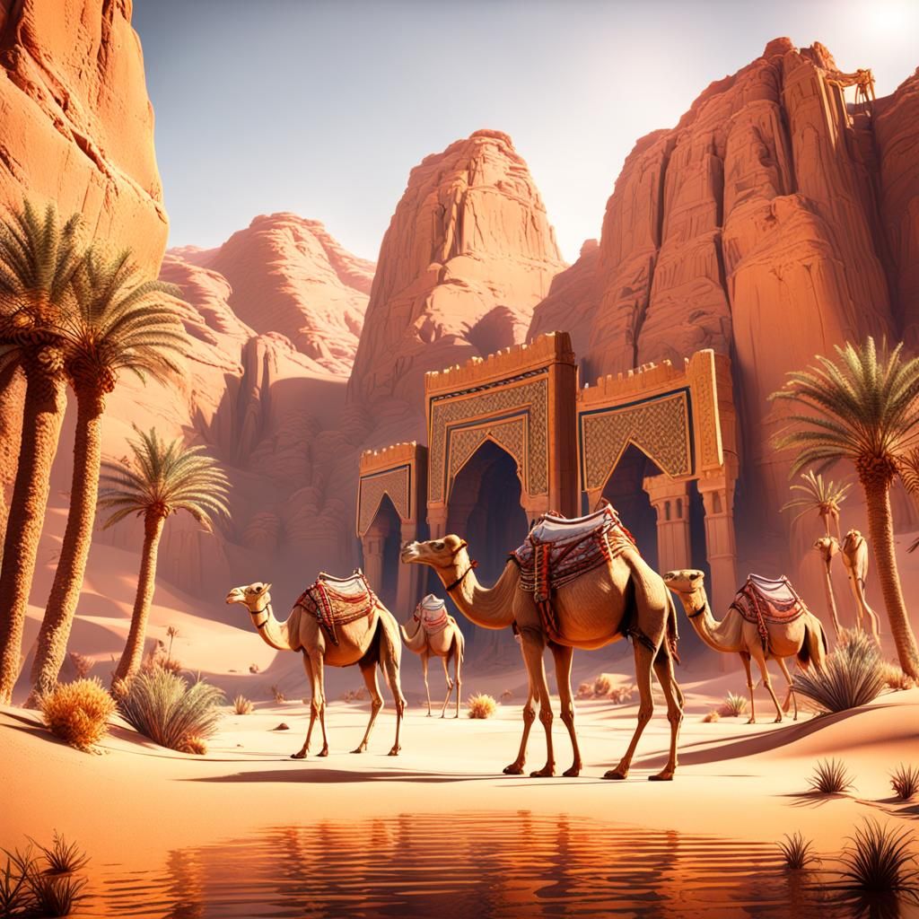 Desert oasis