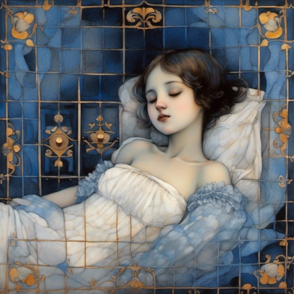 Soothing Lullaby Scene in Classical Style