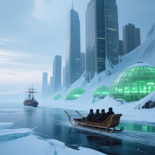 Frozen Future: Sled-Ships on Icy Seas