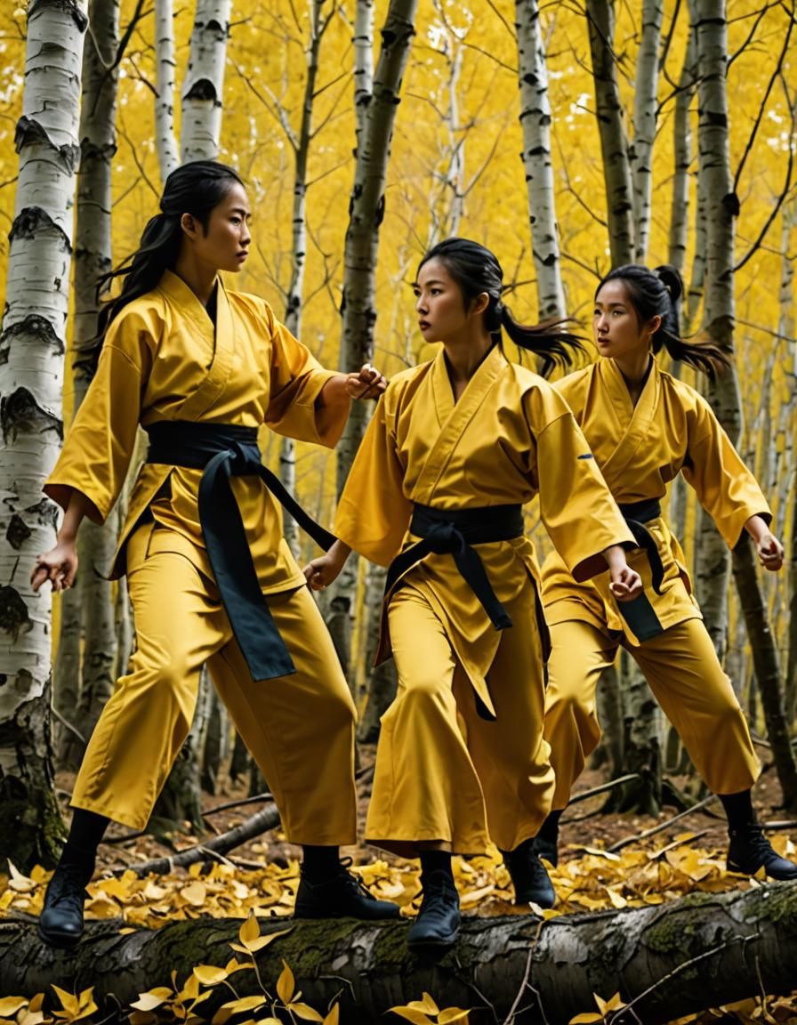 training in the forest