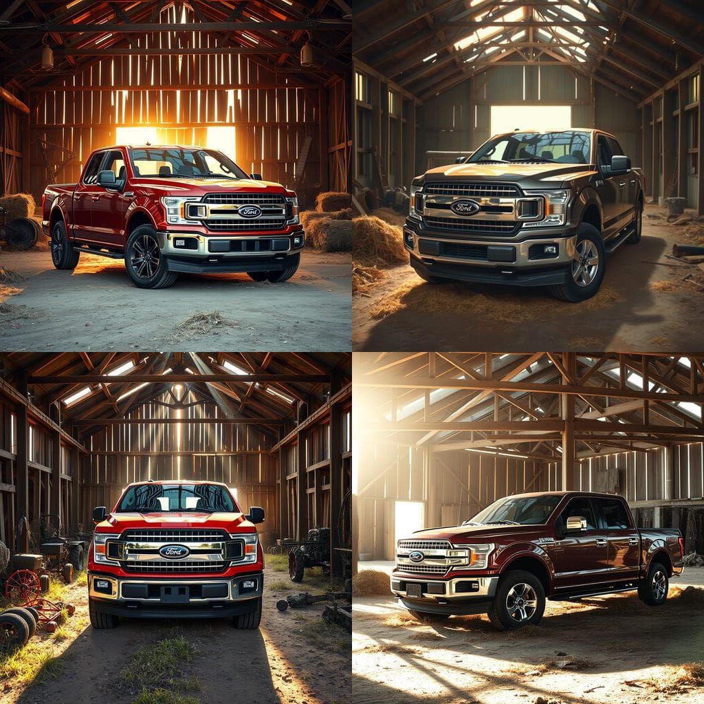 Ford F-150 Shines in Abandoned Barn