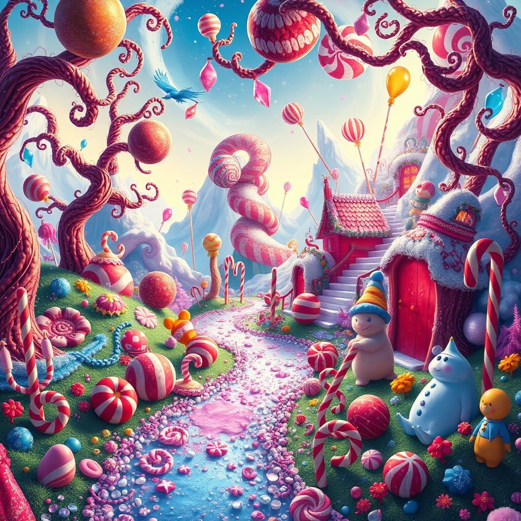 Whimsical Dr. Seuss-Inspired Digital Art