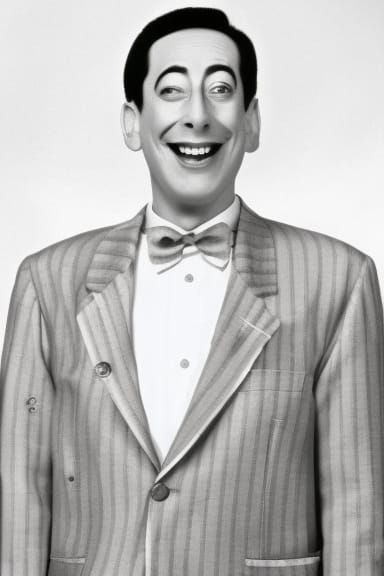 Pee-wee Herman in David Lynch Style
