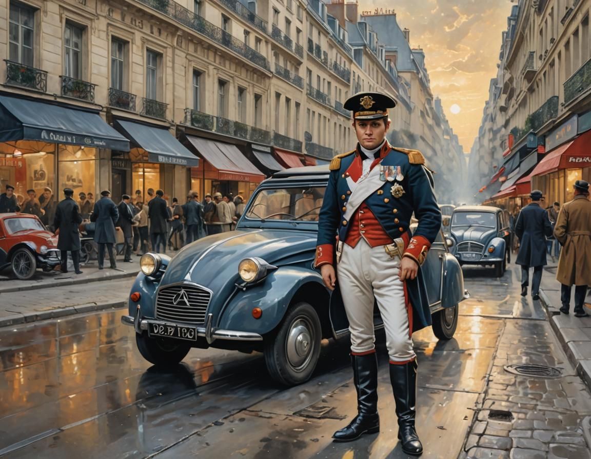 Napoleon in Paris: A Time Clash Masterpiece