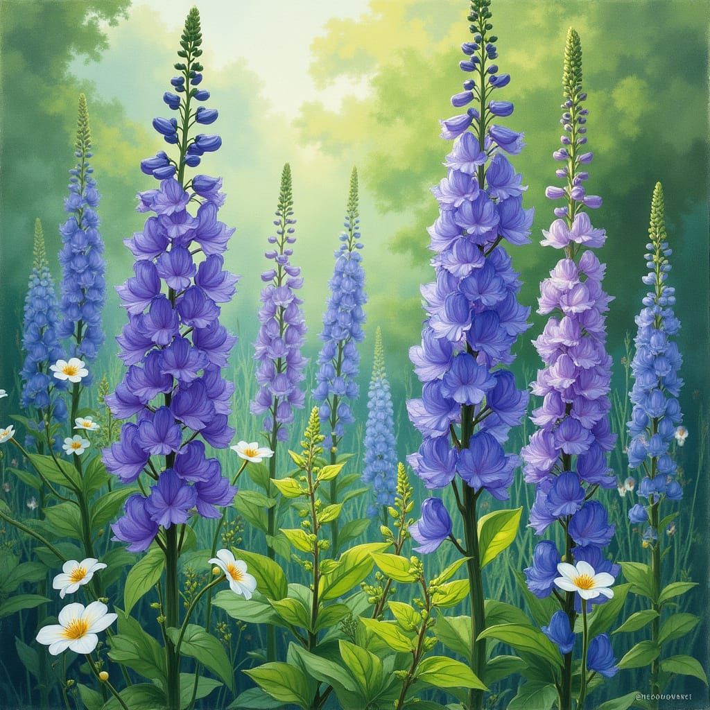 <lora:VisceraNode:0.3> Delphiniums