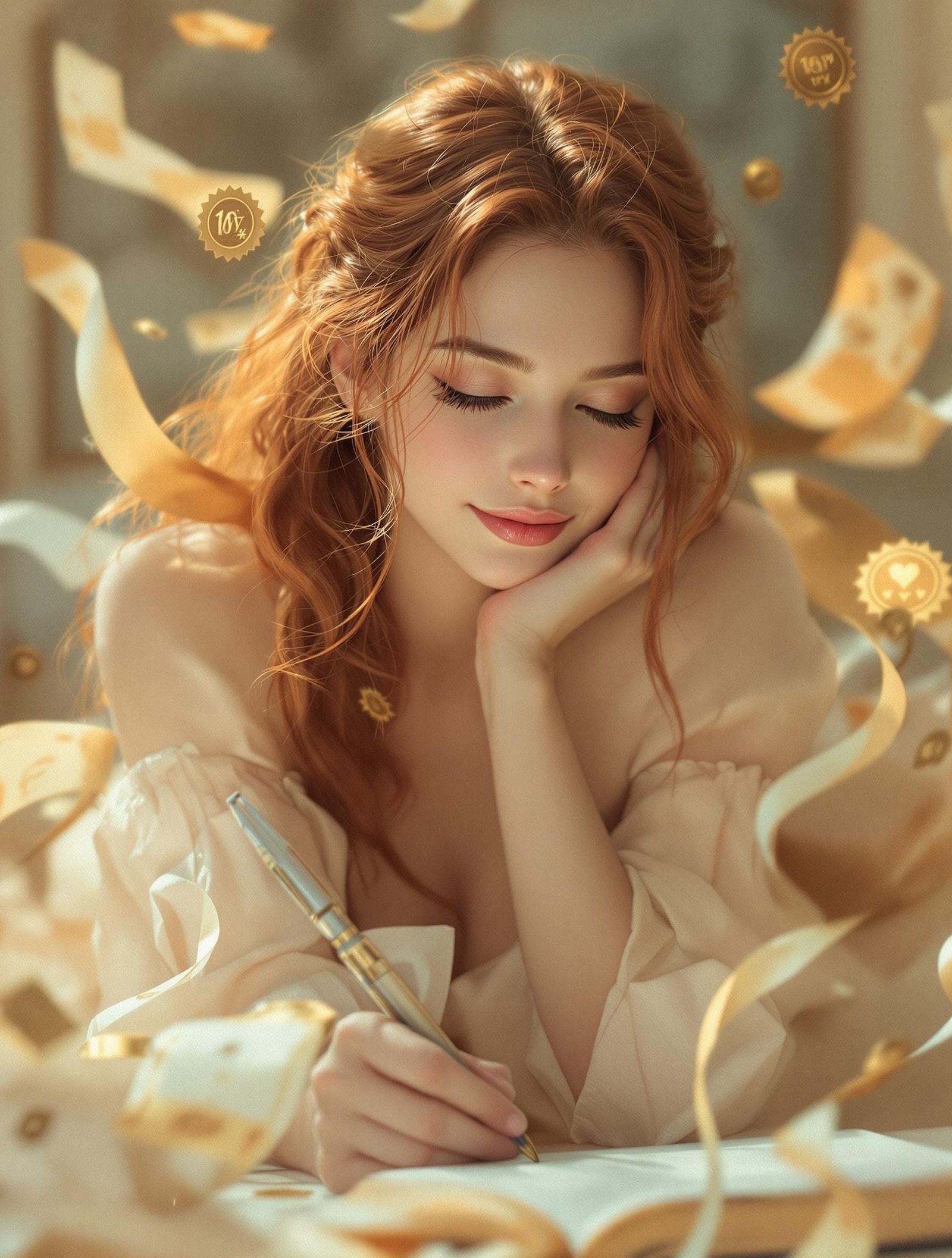 Luminous Heartbreak: A Hyper-Realistic Hallmark Romance