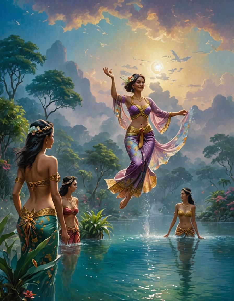 The angels visit the land of Java.