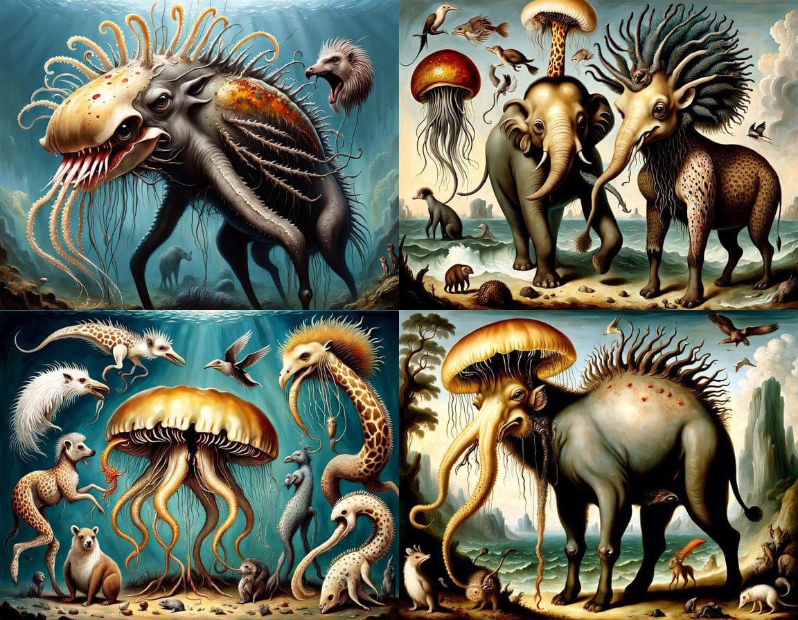 Ethereal Horror in Lush, Romantic Style