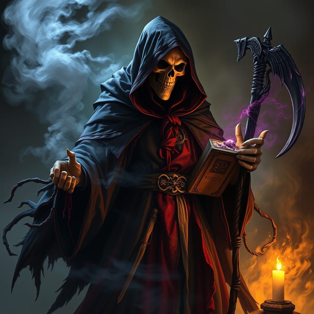 Dark Fantasy Necromancer Raises the Undead in Epic Cinematic...