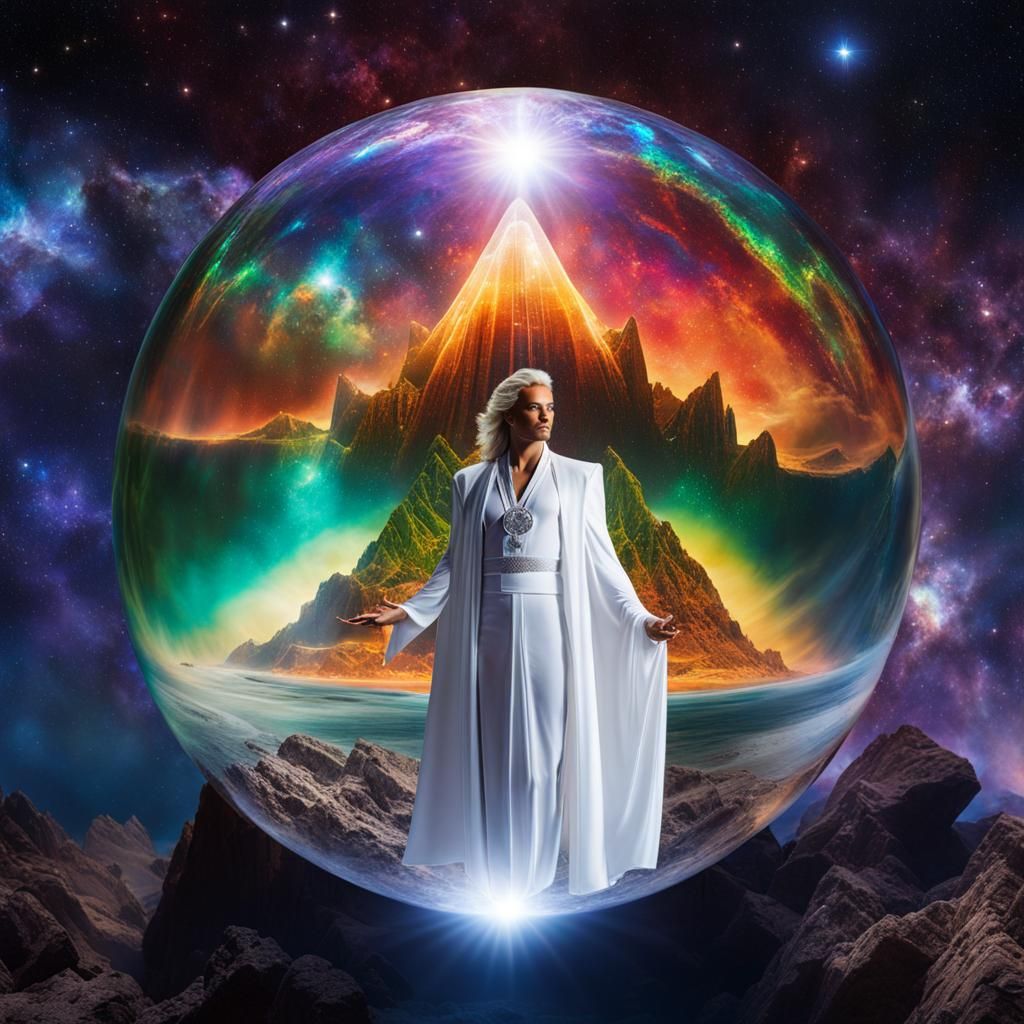 Atlantis White Magician in Deep Space