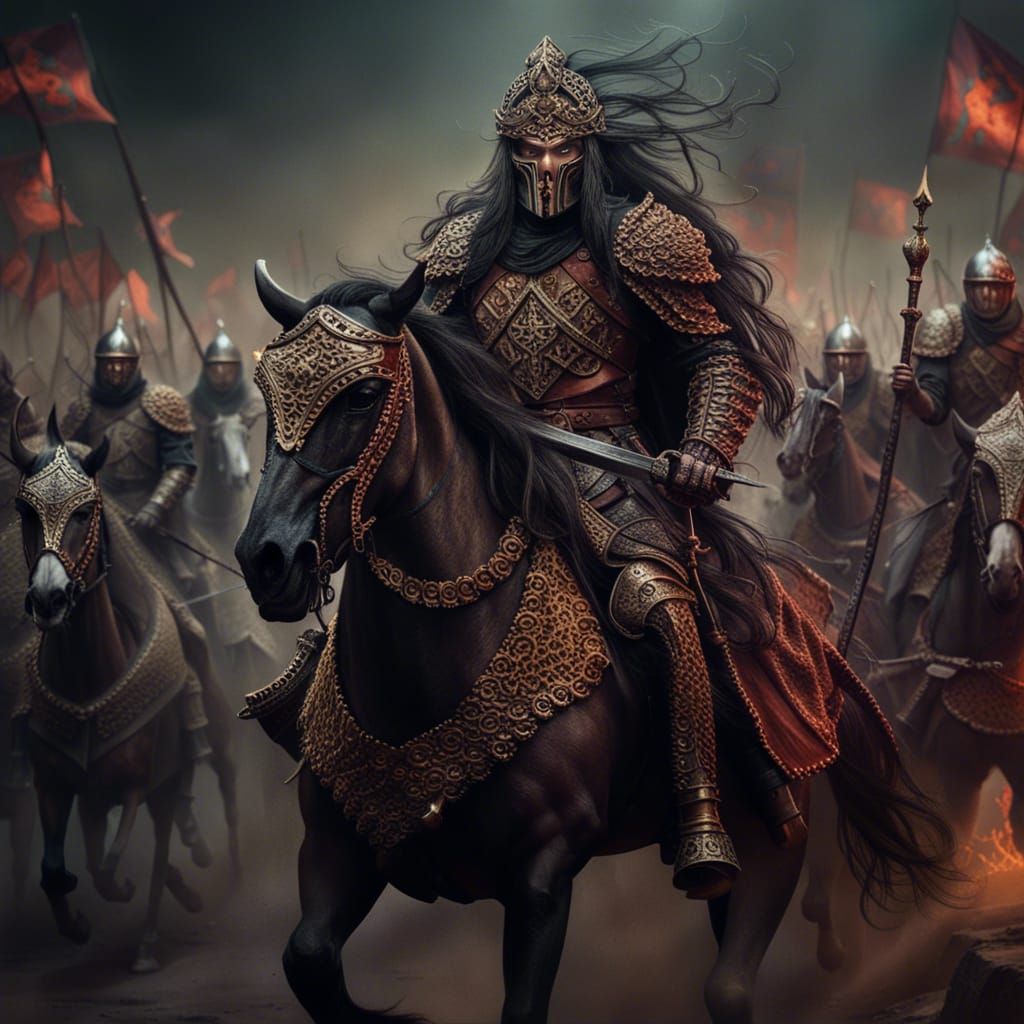 Lordi Rides Through Hell: A Medieval Fantasy Portrait