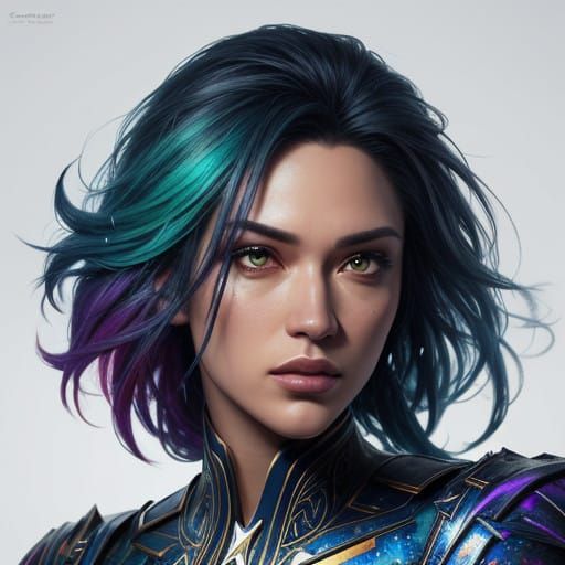 Surreal Star Shines with Hyperrealistic Detail